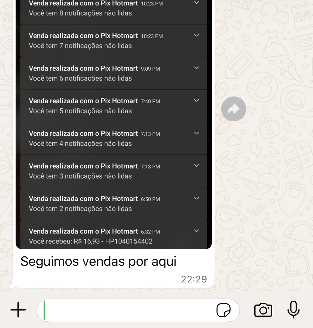 Print de resultado de aluno 1